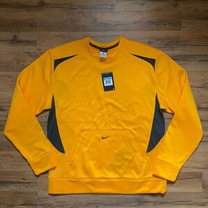 2010 nike center swoosh therma-fit crewneck